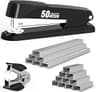 Metal Stapler Heavy Duty 50 Sheet Capacity with 1750 Staples and Staple Remover, Full Strip Staplers for Desk, No Jam...