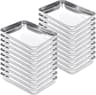 20 Pcs Baking Sheet Pan Cookie Sheets for Half Sheet Pan, Stainless Steel Baking Sheets for Baking Tray, Easy Clean a...
