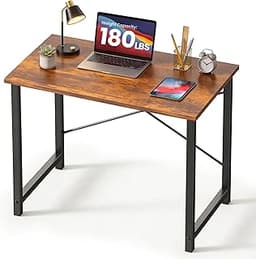 DUMOS 31 Inch Small Computer Desk for Home Office, Modern Study Writing Work Table Simple Style for Bedroom with X-Sh...