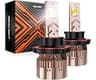 SEALIGHT H13 Led Bulbs 84,000LM 900% Brightness 9008 Light Bulbs, 6000K Cool White H13 Light Bulbs with 25000RPM Fan,...