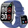 Smart Watch for Men Women, 1.85" HD Fitness Tracker with Bluetooth Calls, 5 ATM Waterproof, 130+ Sport Modes, 24/7 He...