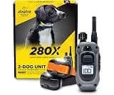 Dogtra 280X 2-Dogs E-Collar with Remote [New Edition] 10 lbs+, 1/2 Mile Range, LED Light, 100 Levels of Control for S...