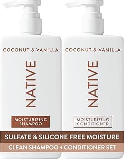 Native Coconut & Vanilla Shampoo and Conditioner Contain Naturally Derived Ingredients | All Hair Types, Color & Trea...