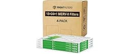 TRIGHTFILTERS 18x24x1 Air Filter 4 Pack, MERV 8 Pleated Dust Defense Air Filters Replacement for Air Conditioner & Fu...