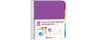 SUNEE 5 Subject Notebook College Ruled - 400 Pages, 9"x11", 5 Pocket Colored Dividers, 3-Hole Punched Paper, Dark Purple