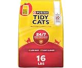 Purina Tidy Cats 24/7 Performance Clumping Cat Litter, 16 lb Bag | Clean Linen scent with 24/7 slow-release deodorize...