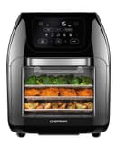CHEFMAN Multifunctional Digital Air Fryer+ Rotisserie, Dehydrator, Convection Oven, 17 Touch Screen Presets Fry, Roas...