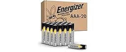 Energizer Alkaline Power AAA Batteries, 20 Count, Long-Lasting Triple A Batteries, Suitable for Everyday Electronics ...