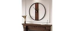 Large Wall Clock 30 Inch Modern Wall Clock for Living Room Decor, Silent Non-Ticking Battery Operated Rustic Big Cloc...