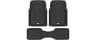 Motor Trend FlexTough Floor Mats for Cars, Black Deep Dish All-Weather Car Mats, Waterproof Trim-to Fit Automotive Fl...