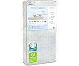 Delta Children Twinkle Stars Dual Sided - 6" Premium Sustainably Sourced Fiber Core Crib and Toddler Mattress - Water...