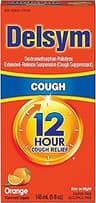 Delsym 12 Hour Cough Medicine for Adults, Powerful Relief for 12 Hours, Cough Suppressant Liquid with Extended-Releas...