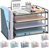 gianotter 4-Tier Paper Organizer With Magazine Holder, Desk Organizers and Accessories, Desk Accessories & Workspace ...