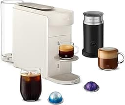 Nespresso Vertuo Up Coffee Machine with Milk Frother, White | Coffee and espresso maker by De'Longhi with 3 second st...