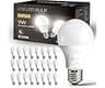dalattin 24 Pack LED Bulbs Daylight White 5000K, 60 Watt Equivalent A19 Standard Bulbs, E26 Base, 800 LM, Efficient 9...