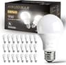 dalattin 24 Pack LED Bulbs Daylight White 5000K, 60 Watt Equivalent A19 Standard Bulbs, E26 Base, 800 LM, Efficient 9...