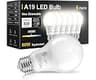 TJOY 6 Pack LED Light Bulbs 60 Watt Equivalent, Natural White 4000K A19 | Efficient 9W, E26 Standard Base, 800 LM Ene...