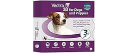 Vectra 3D Flea and Tick Prevention for Dogs, Kills and Repels Fleas, Ticks & Mosquitoes | Fast‑Acting, Waterproof, No...