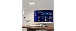 LitONES LED Desk Lamp for Home Office, Professional Eye-Caring Diffused Desk Light, 3 Color 10 Brightness Computer Li...