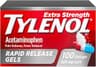 Tylenol Extra Strength Acetaminophen Rapid Release Gels, Fast, Strong Pain Relief, Fever Reducer, 500 mg Gelcaps with...