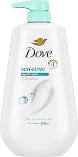Dove Body Wash with Pump Sensitive Skin For 24hr Lotion-Soft Skin Moisturizing Skin Cleanser Gentle Hypoallergenic Fo...