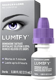 Lumify Redness Relief Eye Drops, Whiter & Brighter Looking Eyes, 0.08 oz
