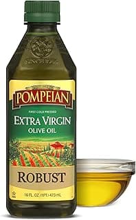 Pompeian Robust Extra Virgin Olive Oil, Contains Polyphenols, First Cold Pressed, 16 Fl Oz
