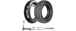 80/65-6 Scooter Tire Replacement, 255x80 10x3 Tire and Tube Set, 10 inch Tire, for Nanrobot D4/D5/D6+/Apollo Pro/Kugo...