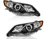 WEELMOTO Headlights Compatible with 2012-2014 Toyota Camry L/Se/Le/Xle/Hybrid, Headlamp Replacement for 12 2013 14 Ca...