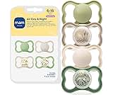 MAM Air Pacifier for Babies 6-16 Months, Extra Air Flow for Sensitive Skin, Glows in The Dark, Developed with Medical...
