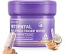 HICC PET Pro Dog Teeth Cleaning Wipes, Vet-Recommended Finger Toothbrush for Dogs & Cats, No-Rinse Dental Care Wipes,...