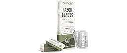 Zomchi Double Edge Razor Blades, 60 Counts Safety Razor Blades for Shaving, Platinum Stainless Steel Shaving Blades f...