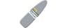 Glenlan Ironing Board Cover and Pad for Standard Size 15" x 54", Dark Gray | Aluminum Coating, Thick Scorch & Stain R...