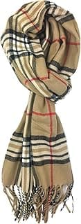 Plum Feathers Super Soft Luxurious Cashmere Feel unisex for Men and Women Winter Scarf