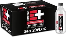 Essentia Ionized Alkaline Water, 9.5+ pH, 99.9% Pure, 24 x 20oz