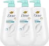Dove Body Wash 3 Count Sensitive Skin For 24hr Lotion-Soft Skin Moisturizing Skin Cleanser Gentle Hypoallergenic Form...