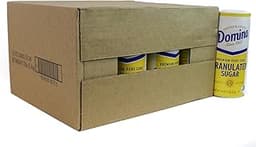 Domino Premium Pure Cane Granulated Sugar, 16 oz Canister (Case of 12)