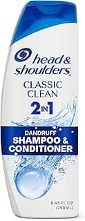 Head & Shoulders Anti-Dandruff Shampoo and Conditioner, Classic Clean 2-in-1, 1% Pyrithione Zinc, Flake Control, Deep...