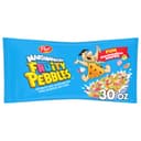 Marshmallow Fruity PEBBLES Breakfast Cereal for Kids, Gluten Free, Made with Sweetened Puffed Rice, 30 oz Bag