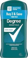 Degree Men Antiperspirant Deodorant, Cool Rush, Twin Pack, 2.7 oz