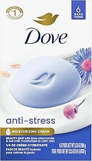 Dove Beauty Bar Gentle Cleanser Anti-Stress Cream Bar Moisturizes To Calm Skin Gentle Bar Soap Cleanser Made With 1/4...