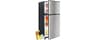 Anypro 3.2 Cu.Ft Fridge with Freezer with 2 Doors, Refrigerator with 7 Level Temperatures, LED Light, Adjustable Shel...