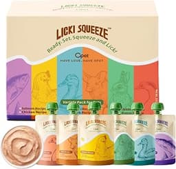 OPET Pate Wet Cat Food Lickable Bisque Treats, 3oz Pouch (Pack of 6) | Grain Free, No By-Product, No Fillers, Thick &...
