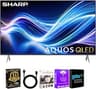 Sharp 65" AQUOS QLED 4K Xumo TV Bundle with HDMI Cable & CPS Warranty