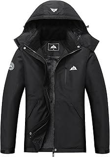 MOERDENG Women's Hiking Winter Jacket Waterproof Insulated Warm Snow Coat