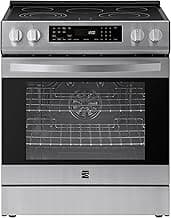Kenmore 2296833 5.6 cu. ft. Front Control Electric Range Oven - True Convection with 5 Elements, Steam Clean Oven, Br...