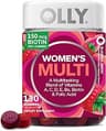 OLLY Women's Daily Multivitamin Gummy, Vitamins A, D, C, E, Biotin, Folic Acid, Adult Chewable Vitamin, Berry Flavor,...