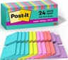 Post-it Super Sticky Notes, 3 x 3 in, Supernova Neons, 24 Pads