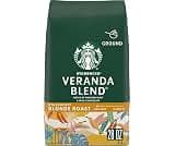 Starbucks Ground Coffee Veranda Blend Blonde Roast, 28 oz Bag | 100% Arabica ground coffee; Starbucks Blonde Roast Ve...