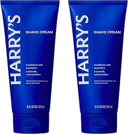 Harry's Shaving Cream for Men with Aloe and Eucalyptus - 6 oz (2 Pack) | Conditions Skin and Softens Facial Hair for ...